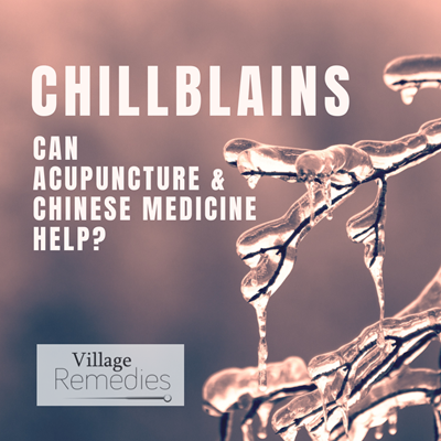 Graphic explaining chillblains