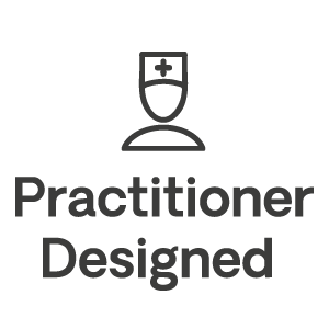 Line drawing above the words "Ear Seeds – Practitioner Designed, TCM Inspired".